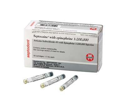 Septocaine 1:200,000