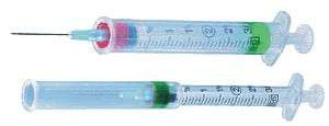 Safety-Lok Syringe Only w/needles