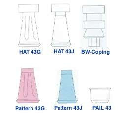 BW-Type Temporary Crown & Wax-Up Parts