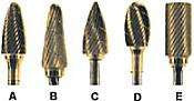 Pearson Lathe Carbide Burs 3/8 Inch
