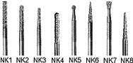 NK Series Carbide Burs