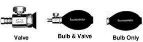 Baumanometer Bulb and Valve
