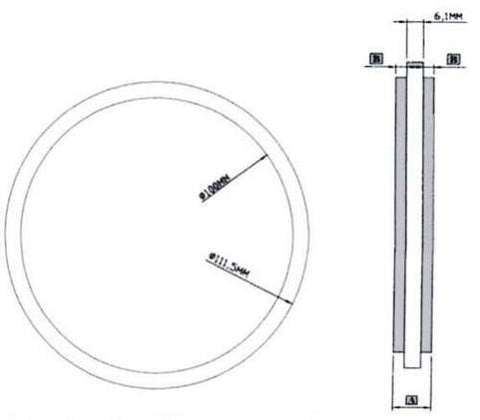 ZCAD Temp Esthetic 100mm Blank W/ Collar