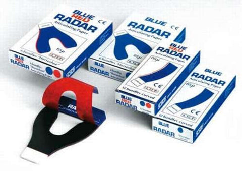 Blue Red Radar Articulating Paper